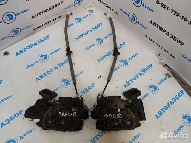 Замки дверей передние Skoda rapid