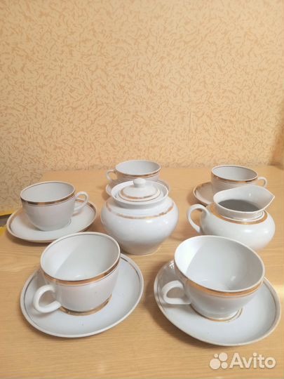 Чайный сервиз СССР новый и чайный набор