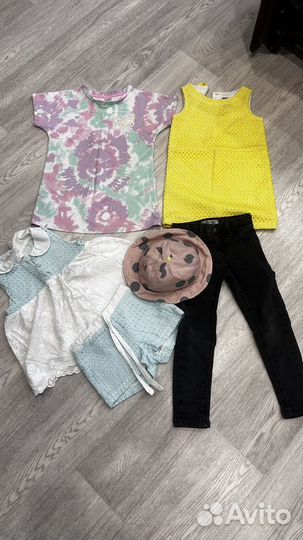 Пакет фирменных вещей для девочки 98