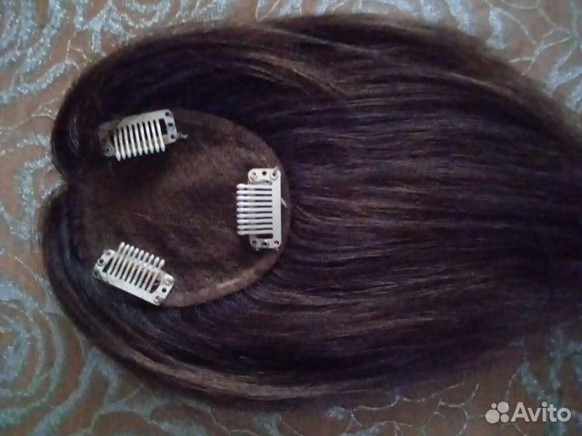 Накладка натуральная на голову при алопеции