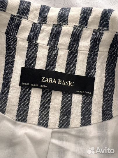 Пиджак zara под лен