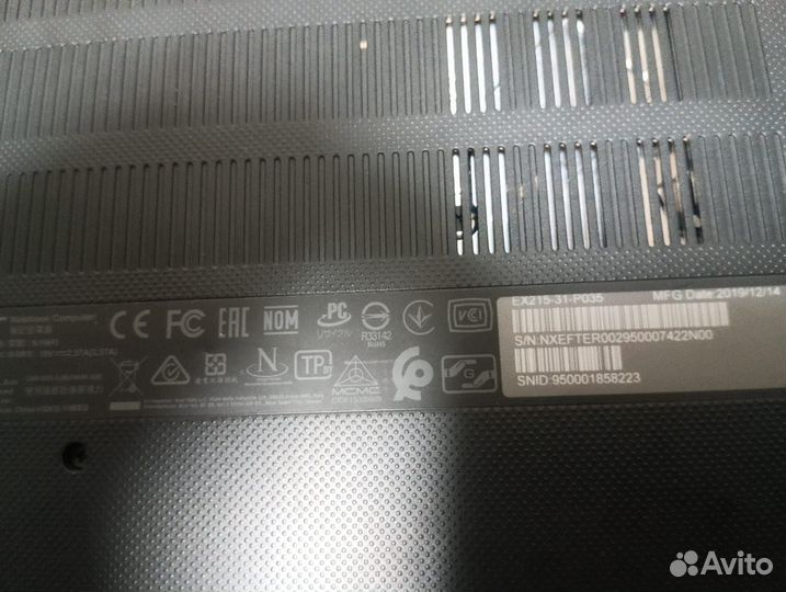 Ноутбук Acer n19h1