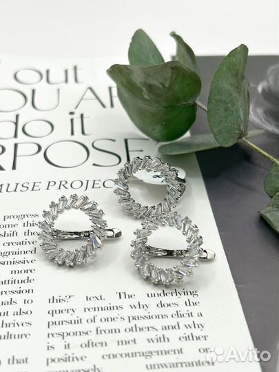 Комплект бижутерии серьги и кольцо