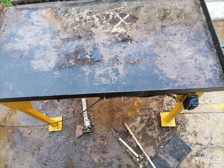 Вибростол для тротуарной плитки