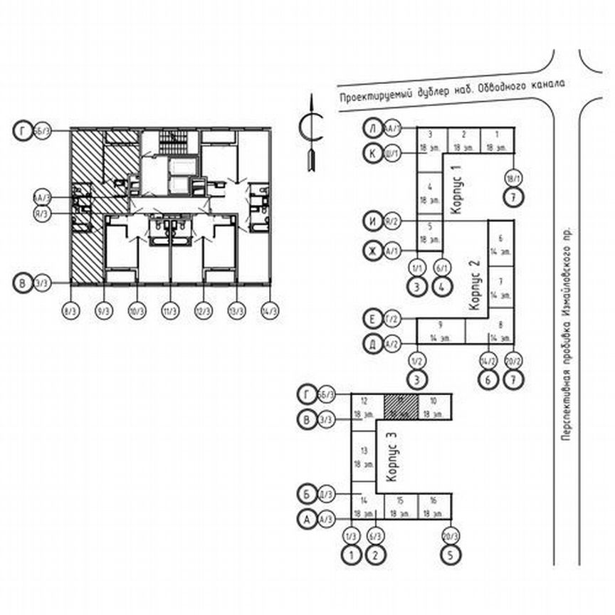 2-к. квартира, 65 м², 14/18 эт.