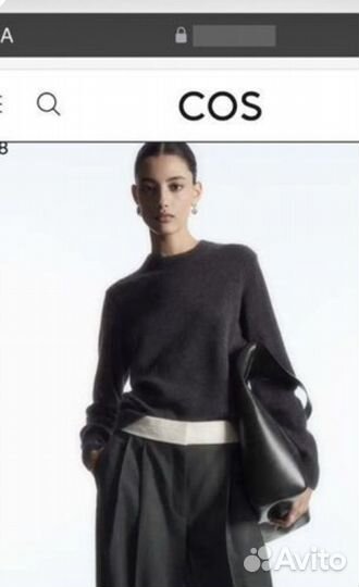 Кашемировый свитер COS