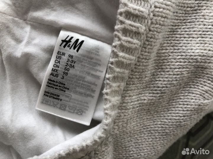 Шапка детская H&M Зайчик 92-98