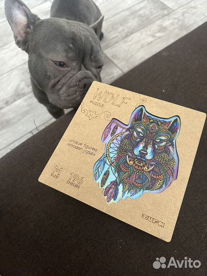 Деревянный пазл Zufa волк М 196 деталей