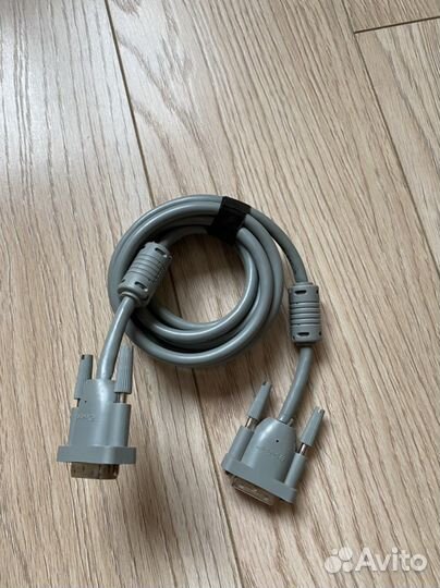 Кабель DVI-D - DVI-D серый