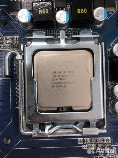 Gigabyte GA-G33M-S2 (GA-P35-S3G) в сборе