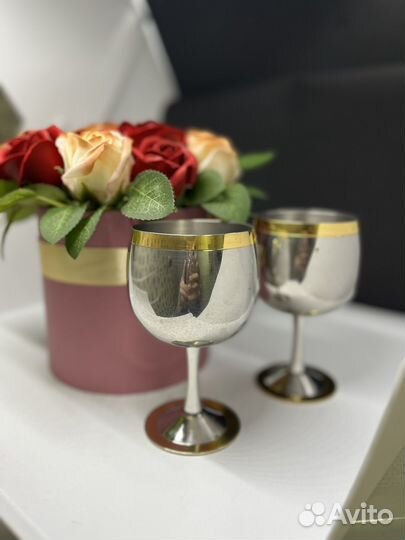 Бокал Цептер (Принц) с позолотой