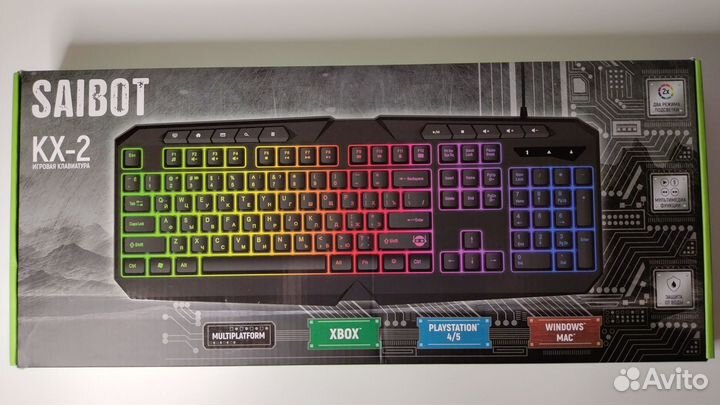 Игровая клавиатура с RGB подсветкой