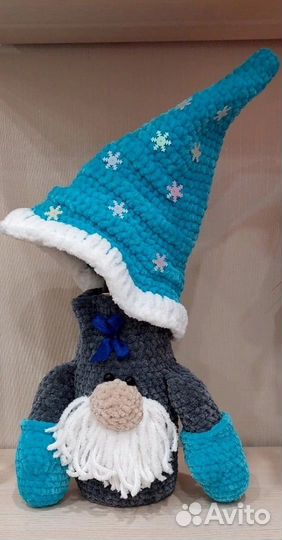 Гном, чехол на бутылку шампанского