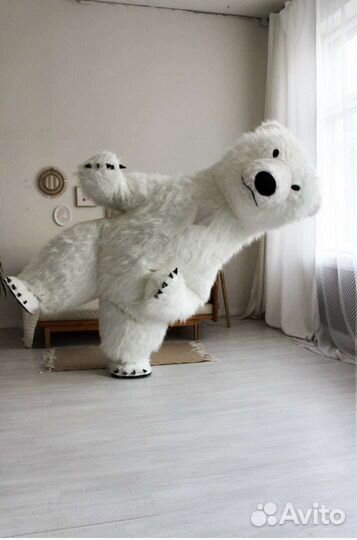 Ростовая кукла белый медведь