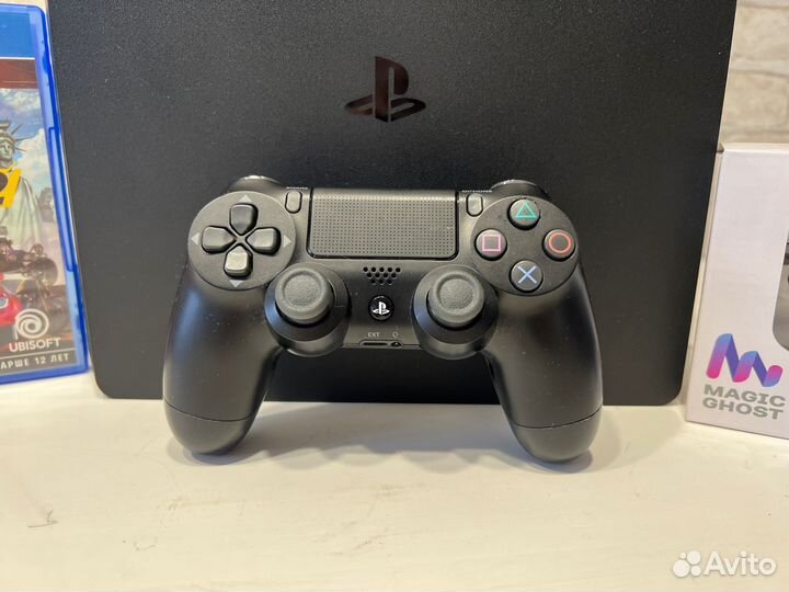 PS4 Slim 1000Gb + Игры