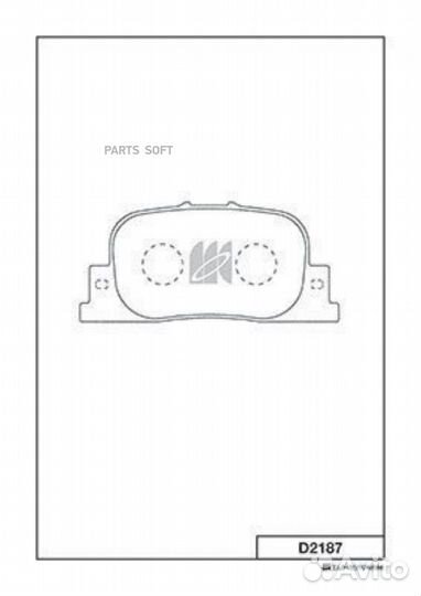 Kashiyama D2187 D2187-01 801 00Y02-2187 колодки ди