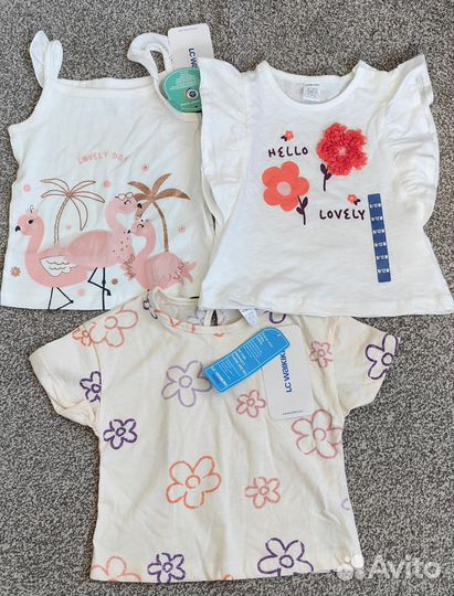 Lc Waikiki 9-12 бриджи, лосины и футболки