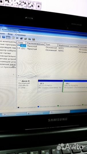 Ноутбук нетбук samsung np-n230