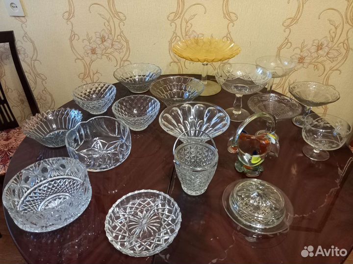 Фруктовницы, конфетницы салатники СССР