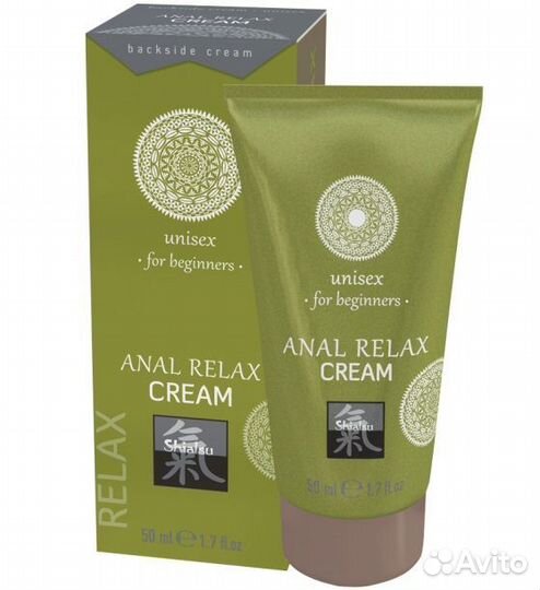 Крем для Анала Shiatsu Anal Relax Cream 50 мл New