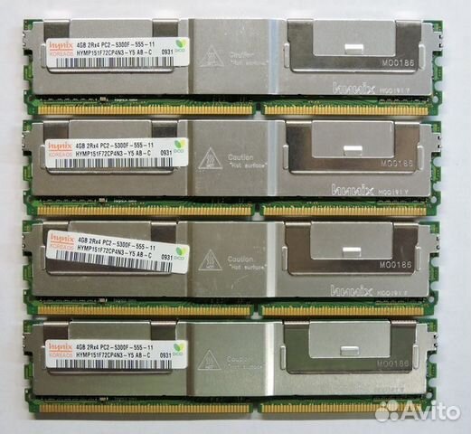 Оперативная память Hynix 4GB PC2-5300F FB-dimm
