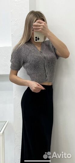 Вязаный кардиган