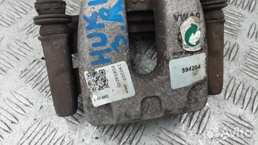 Суппорт тормозной задний правый skoda octavia A7