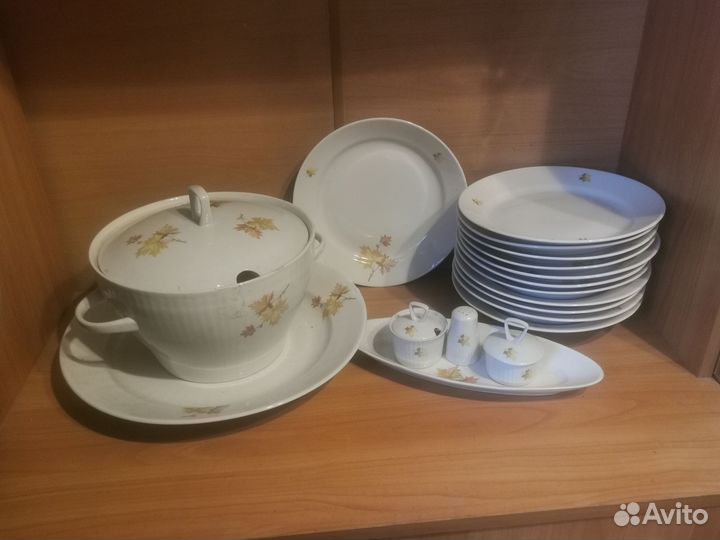 Столовый сервиз СССР Дульевский завод