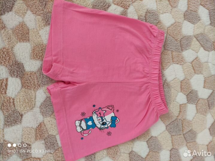 Летняя одежда для девочки р.86-92