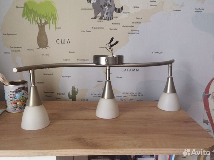 Люстра потолочная бу