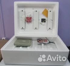 Инкубатор 77 яиц 220/12 В аналог термометр, 46255