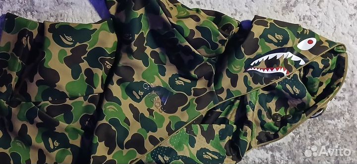 Зип худи Bape x adidas