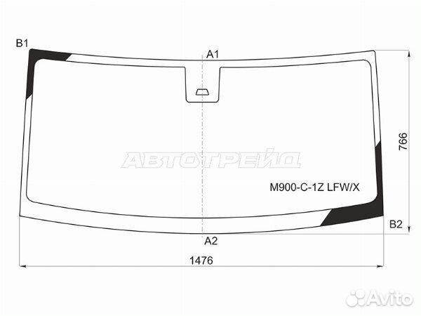 Стекло лобовое