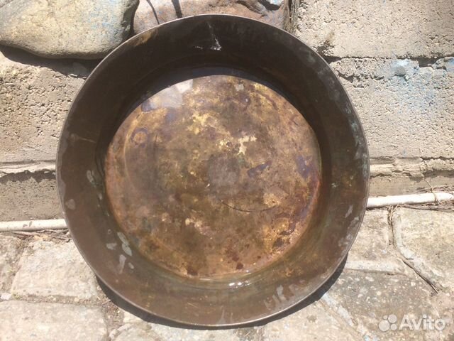 Латунный таз для варенья