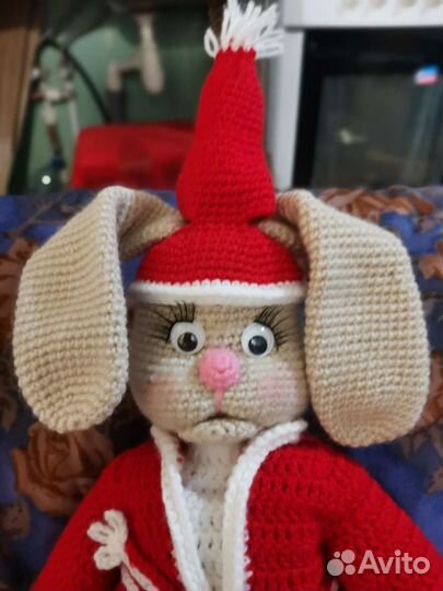 Мягкая игрушка заяц ручная работа