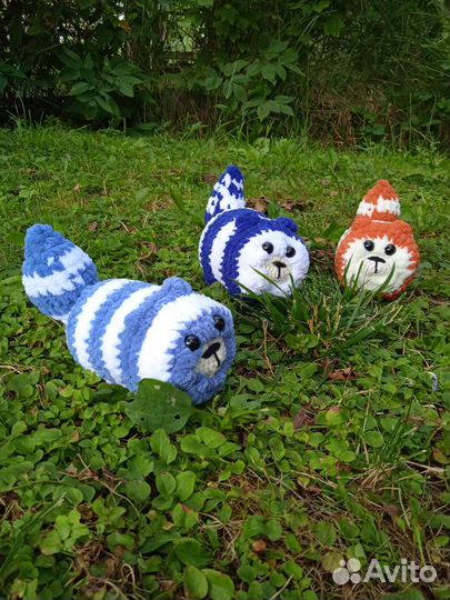 Вязанный кот-колобок