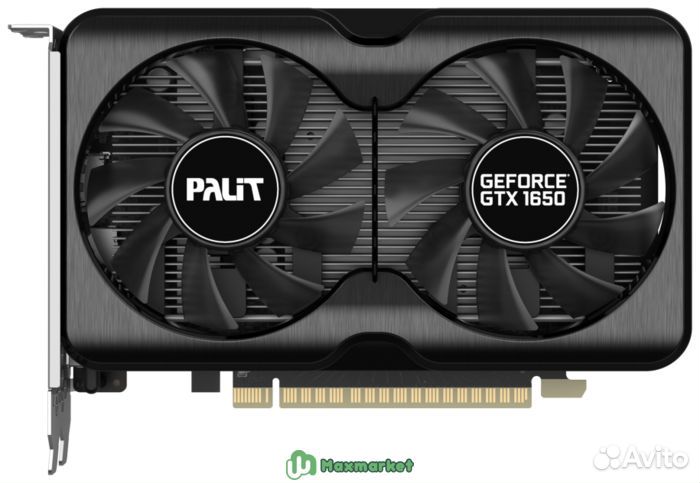Видеокарта Palit GeForce GTX 1650 Gaming Pro OC, 4
