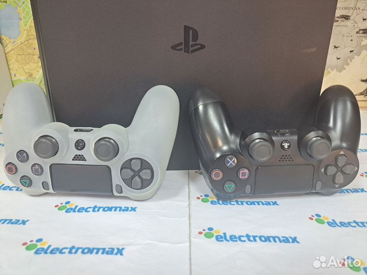 PS4 Slim 1tb+игры