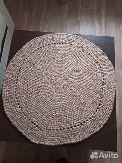 Коврик вязаный ручная работа
