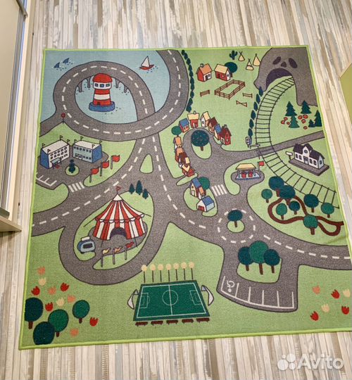 Детский коврик IKEA (икеа) дороги