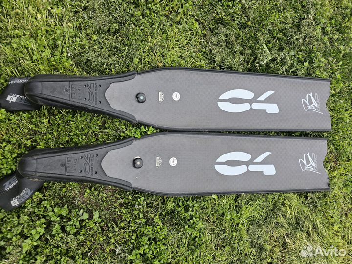 Карбоновые ласты С4 калоши, носки 5 мм