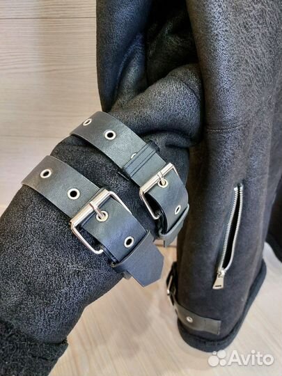 Дубленка авиатор женская