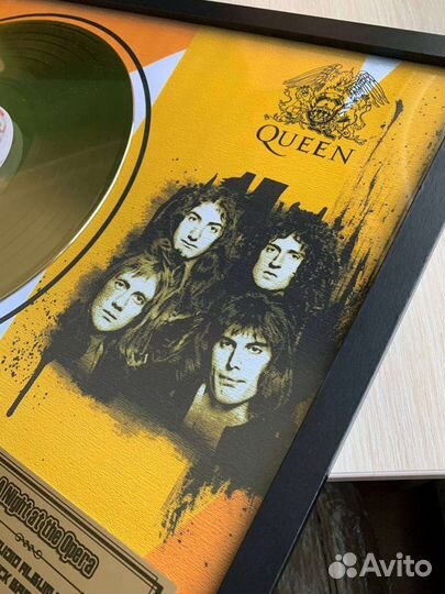 Queen золотой винил автографы креативный подарок