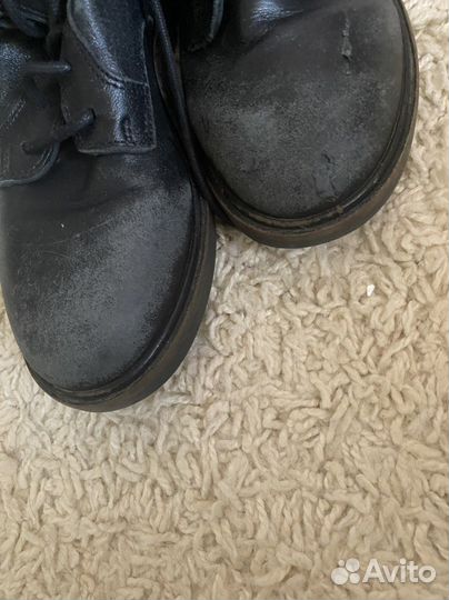 Ботинки кожаные zara 32