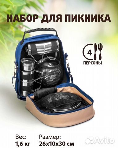 Набор посуды для пикника