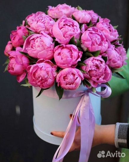 Пионы Букет пионов Доставка цветов