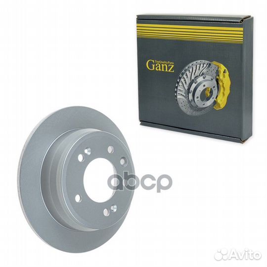 Диск тормозной задний с покрытием hyundai i30/i