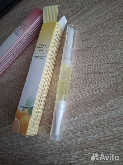 Масло для кутикулы с кисточкой (вишня, апельсин)