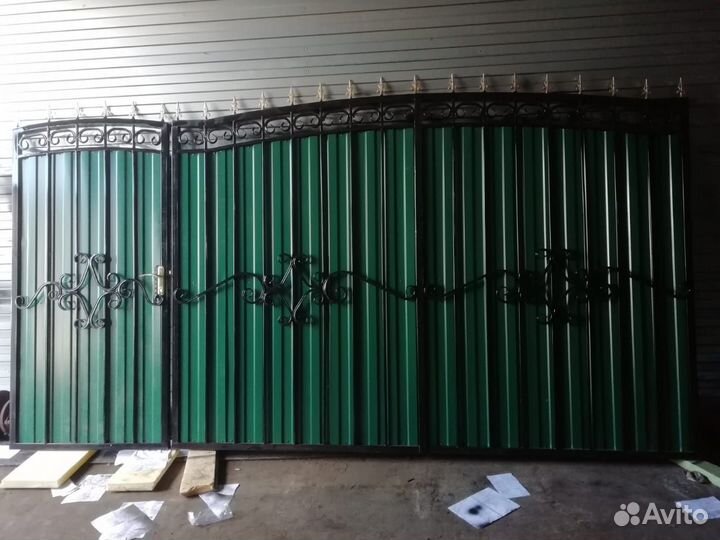 Кованные элементы на ворота