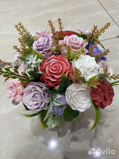 Букет из мыла